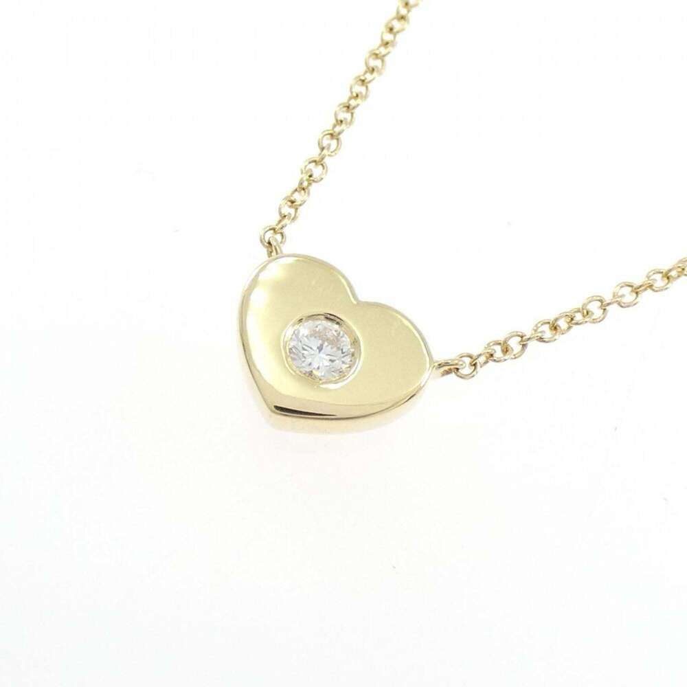 TIFFANY Gold Diamond Heart Necklace - Picture 3 of 6